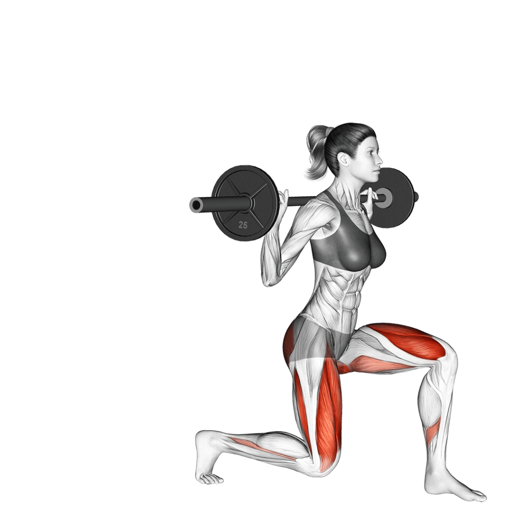 wykroki ze sztanga na karku